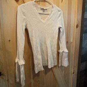 Michael Kors white long sleeve